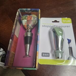 Demdaco Love Heart Bottle Stopper - Multicolor